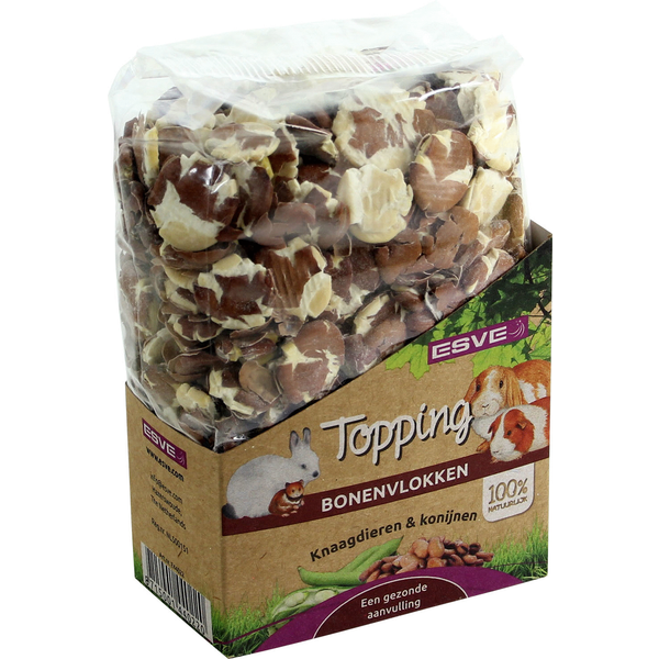 Afbeelding Esve Topping Bonenvlokken - Knaagdiersnack - 225 g door Petsplace.nl
