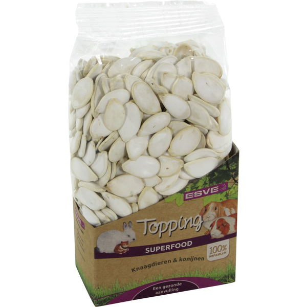 Afbeelding Esve Topping Pompoenpitten Superfood - Knaagdiersnack - 175 g door Petsplace.nl