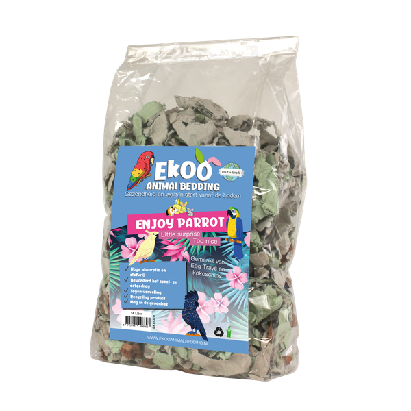 Afbeelding Ekoo Bedding Speelbedding Fijn - Bodembedekking - 14 l door Petsplace.nl