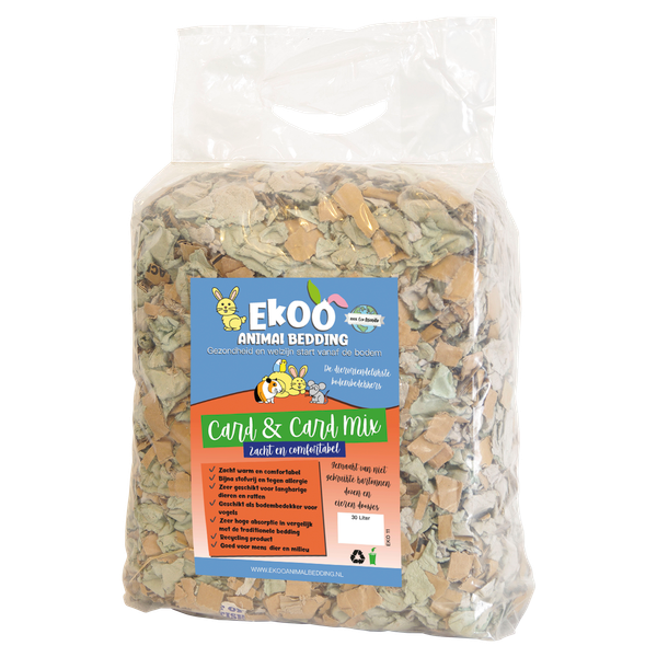 Ekoo Animal Bedding Card & Card Mix - 30 L