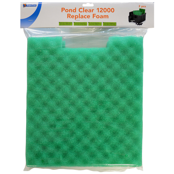 Afbeelding Superfish Pondclear Vijverfilter Vervangmat - Filters - 2 stuks 12000 door Petsplace.nl