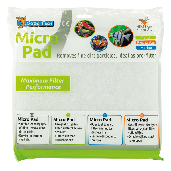 Afbeelding Superfish Micropad - Filtermateriaal - 45x25 cm door Petsplace.nl