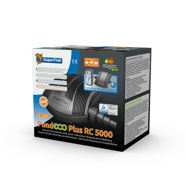 Afbeelding Superfish Pond Eco Plus Rc 5000 - Pompen - 5000 l/h door Petsplace.nl