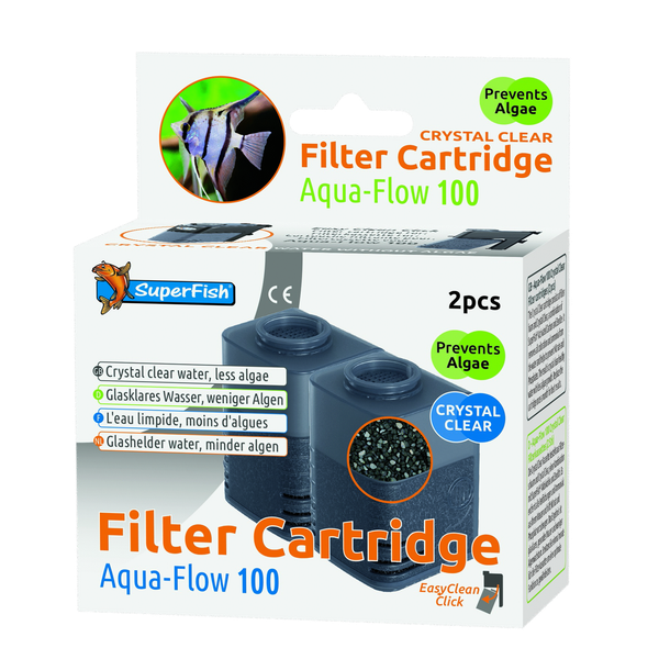 Superfish Aquaflow 100 Filter Crystal Clear Cartridge Filtermateriaal