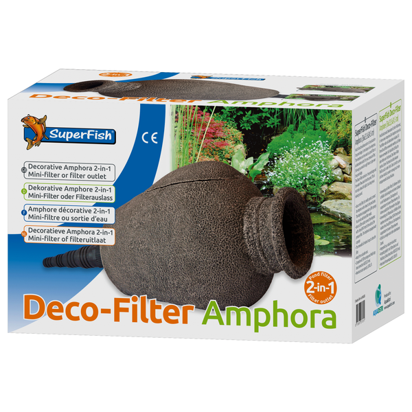 Afbeelding Superfish Deco Amphora Filter - Ornamenten - door Petsplace.nl