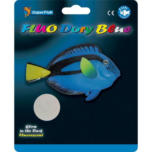 Afbeelding SuperFish fluo dory blauw door Petsplace.nl