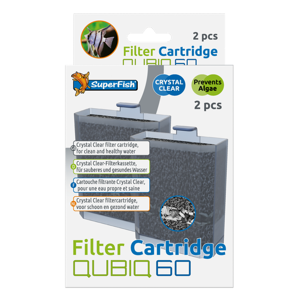 Superfish Qubiq 60 Cartridge Filtermateriaal 2 stuks
