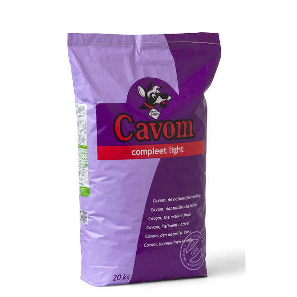Afbeelding Cavom Compleet Light hondenvoer 20 kg door Petsplace.nl