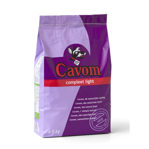 Cavom Compleet Light hondenvoer 5 kg
