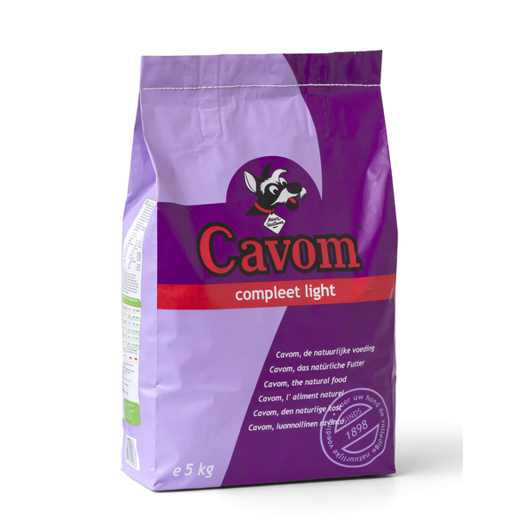 Afbeelding Cavom Compleet Light hondenvoer 5 kg door Petsplace.nl