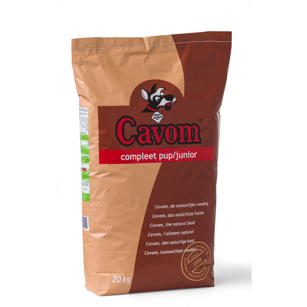 Afbeelding Cavom Compleet Pup/Junior hondenvoer 20 kg door Petsplace.nl