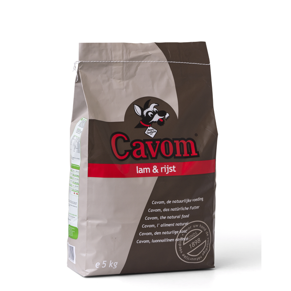 Afbeelding Cavom Compleet Lam/Rijst hondenvoer 5 kg door Petsplace.nl