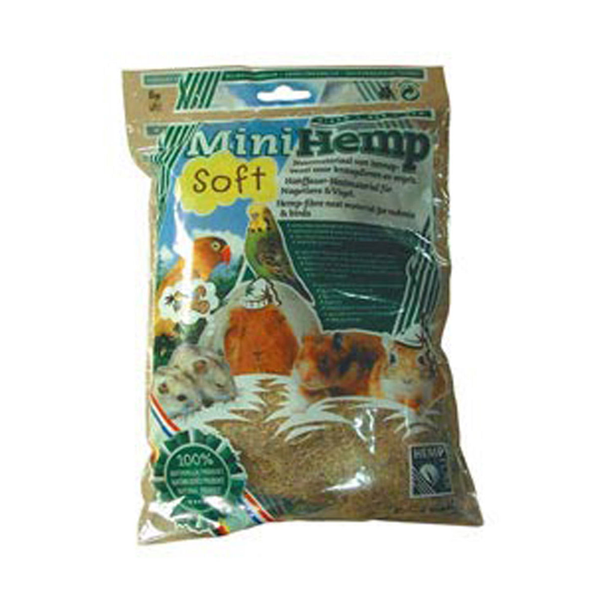 Afbeelding Hempflax Mini Hemp Soft Nestmateriaal - Kooi Accessoire - 50 g door Petsplace.nl