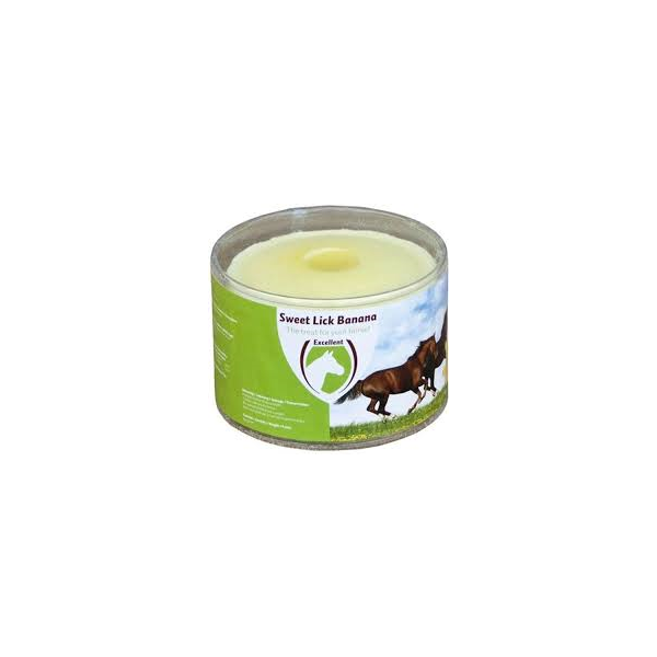 Afbeelding Excellent Sweet Lick Banaan - Voedingssupplement - 650 g door Petsplace.nl