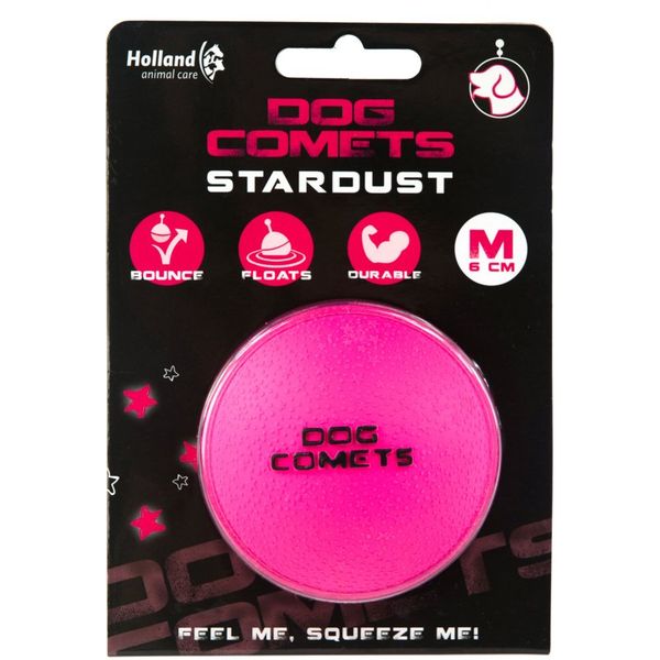 Dog Comets Ball Stardust - Roze