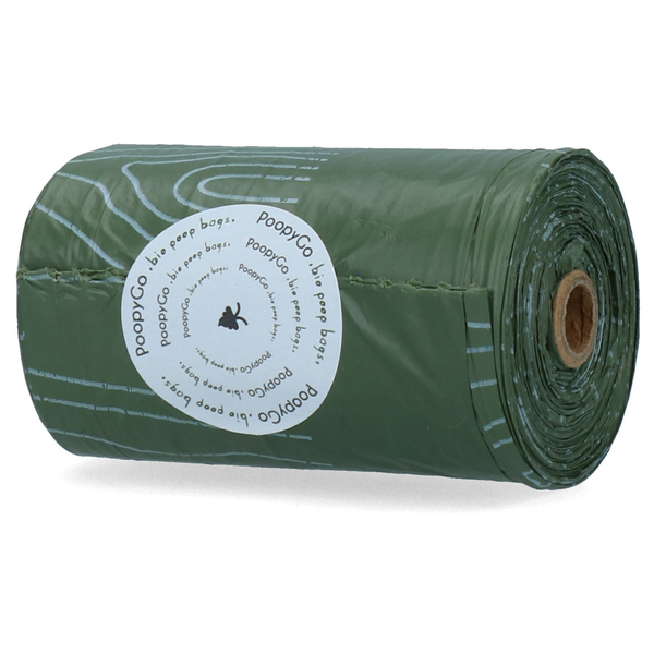 Afbeelding PoopyGo - Bio Eco Friendly 1 poepzakrollen Lavendel door Petsplace.nl