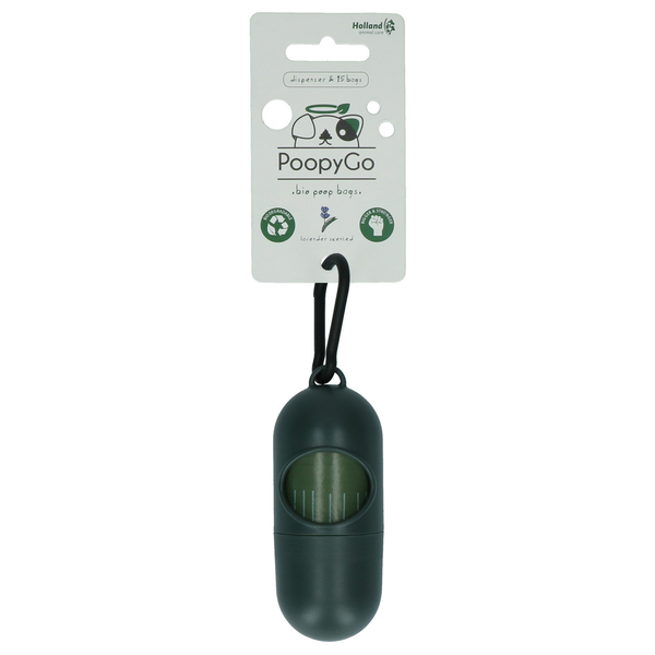 Afbeelding PoopyGo - Bio Eco Friendly poepzakrolhouder door Petsplace.nl