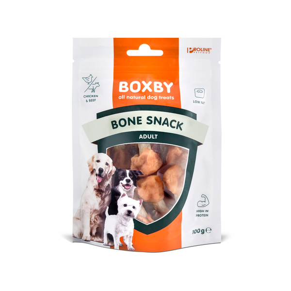 Afbeelding Boxby for dogs Bone Snack 100 gram door Petsplace.nl