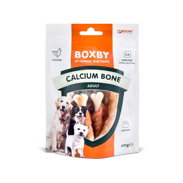 Afbeelding Boxby for dogs Calcium Bone 100 gram door Petsplace.nl