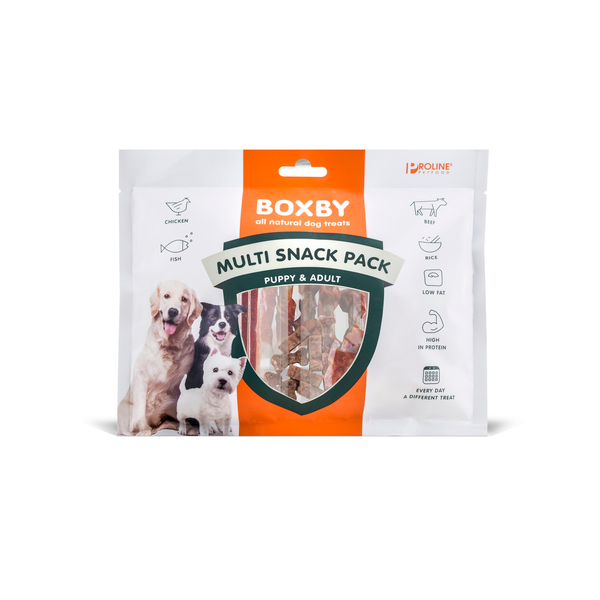 Afbeelding Proline Boxby Multi Snack Pack - Hondensnacks - 6x25 g door Petsplace.nl