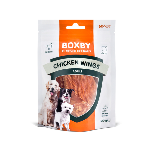 Boxby Chicken Wings Kip Hondensnacks 100 g