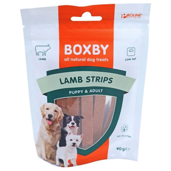 Proline Boxby Lamb Strips Lam - Hondensnacks - 90 g