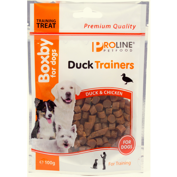 Afbeelding Boxby for dogs Duck Trainers 100 gram door Petsplace.nl