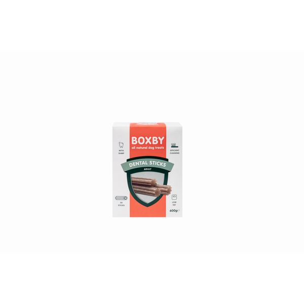 Boxby Dental Sticks Adult Medium Monthpack Hondensnacks Kip 600 g 30 stuks