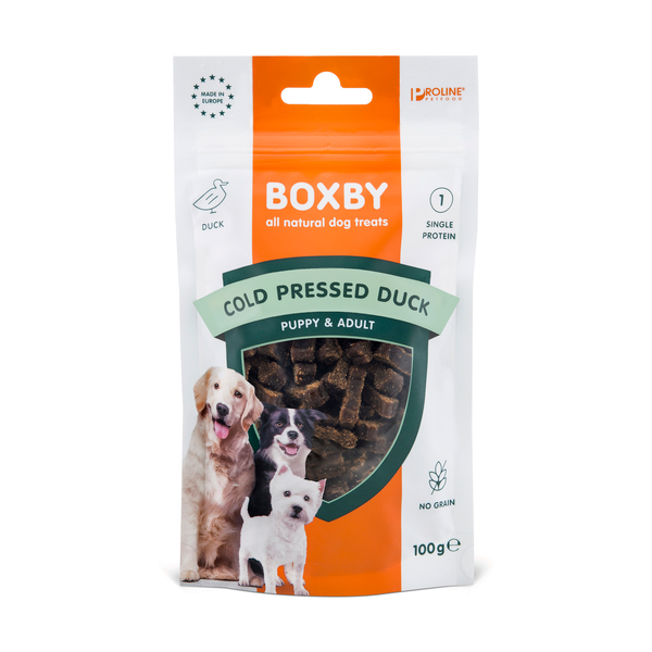 Boxby Grain Free 100 g Hondensnacks Eend Hypo Allergeen