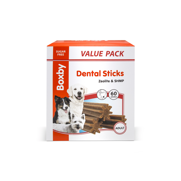 Afbeelding Boxby Dental Sticks - 60 sticks door Petsplace.nl