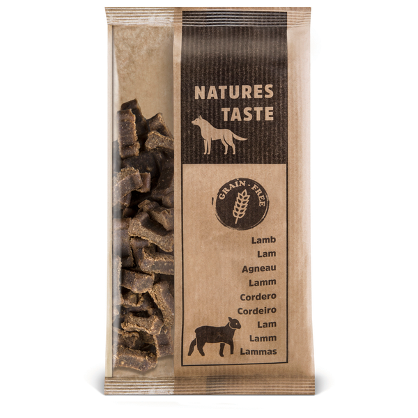 Afbeelding Natures Taste No Grain Bones 100 g - Hondensnacks - Lam door Petsplace.nl