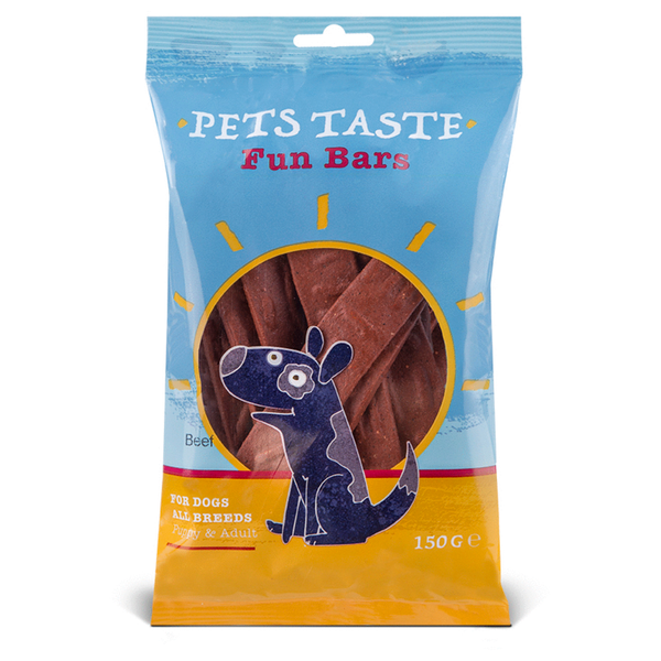 Afbeelding Pets Taste Strips Rund - Hondensnacks - Rund 150 g 12 stuks door Petsplace.nl