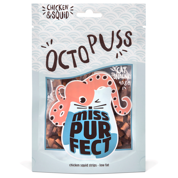 Afbeelding Miss Purfect Octopuss - Kattensnack - 45 g door Petsplace.nl