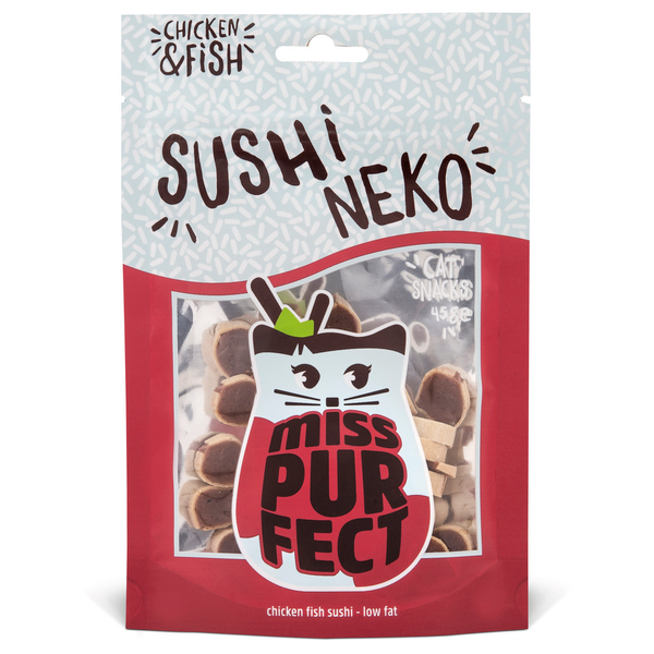 Afbeelding Miss Purfect Sushi Neko - Kattensnack - 45 g door Petsplace.nl