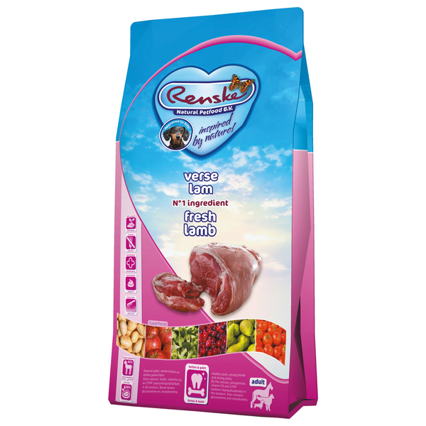 Afbeelding Renske Super Premium Adult Graanvrij Verse Lam hondenvoer 2 kg door Petsplace.nl