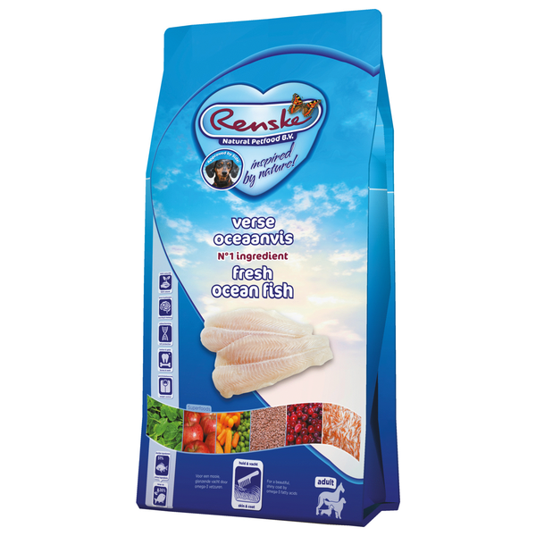 Afbeelding Renske Super Premium Adult Verse Oceaanvis 2 kg door Petsplace.nl