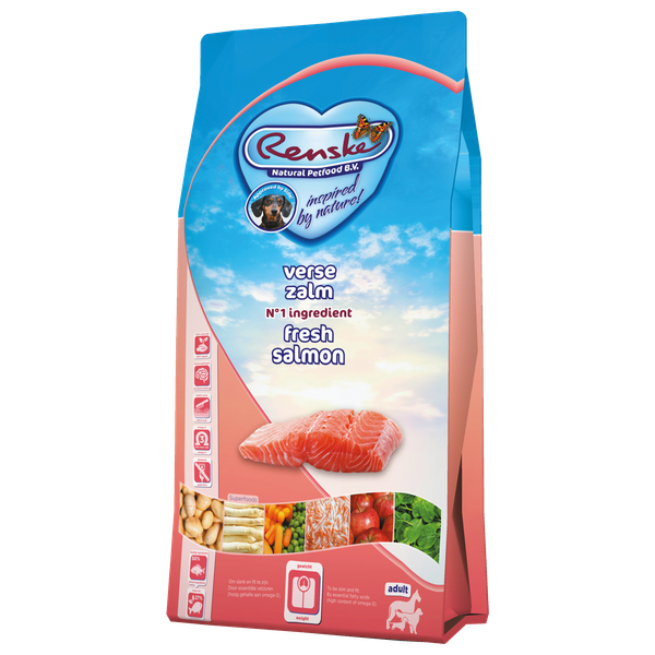 Renske Super Premium Adult Graanvrij Verse Zalm hondenvoer 2 kg