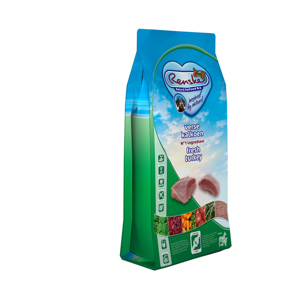 Afbeelding Renske Super Premium Senior Graanvrij Verse Kalkoen 12 kg door Petsplace.nl