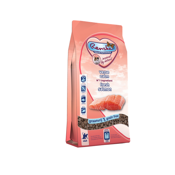 Afbeelding Renske Kat Super Premium Adult Verse Zalm 1.5 kg door Petsplace.nl