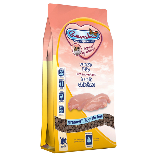 Afbeelding Renske Kat Super Premium Adult Verse Kip 6 kg door Petsplace.nl