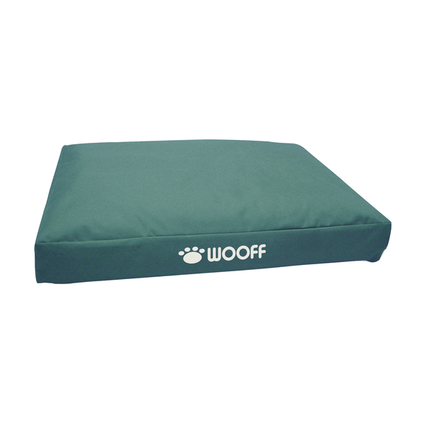 Afbeelding Wooff Matras Korrelkussen Teal - Hondenmatras - 75x55x15 cm All Weather door Petsplace.nl