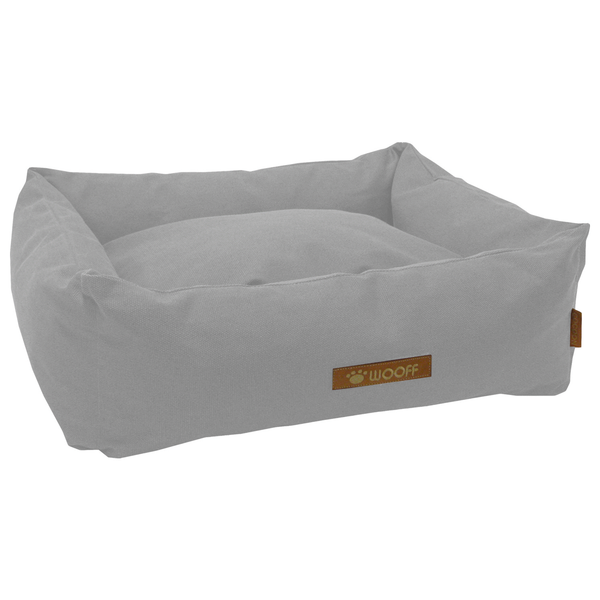 Afbeelding Wooff Mand Cocoon Vintage - Hondenmand - 70x60x20 cm Grijs Stof M door Petsplace.nl