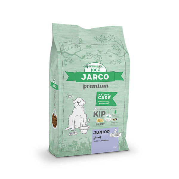 Afbeelding Jarco Dog Natural Giant Junior Kip - Hondenvoer - 3 kg 46-100 Kg door Petsplace.nl