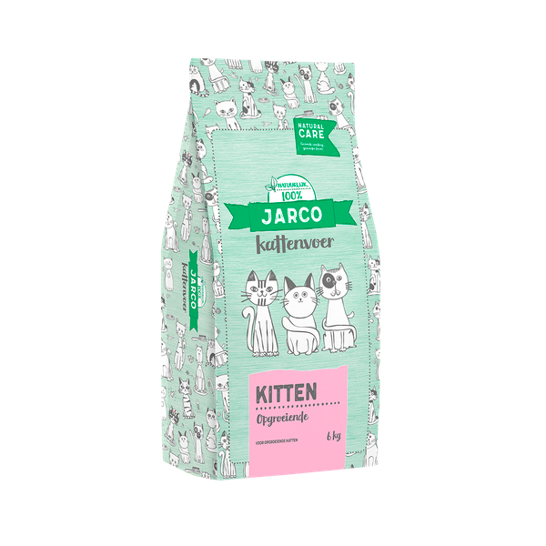 Afbeelding Jarco Natural Cat Kitten - Kattenvoer - Gevogelte 6 kg Care door Petsplace.nl