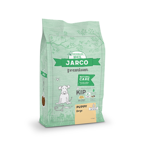 Afbeelding Jarco Dog Natural Large Puppy Kip - Hondenvoer - 2.5 kg 26-45 Kg door Petsplace.nl