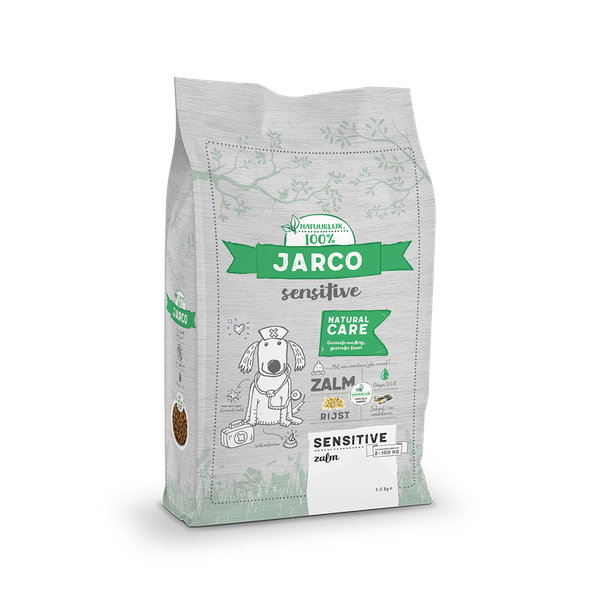 Jarco Dog Sensitive Natural Care Zalm - Hondenvoer - 2.5 kg 2-100 Kg