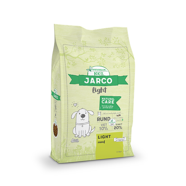 Jarco Dog Light Natural Care - Hondenvoer - Rund 2.5 kg 2-100 Kg