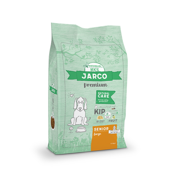 Afbeelding Jarco Dog Natural Large Senior Kip - Hondenvoer - 2.5 kg 26-45 Kg door Petsplace.nl