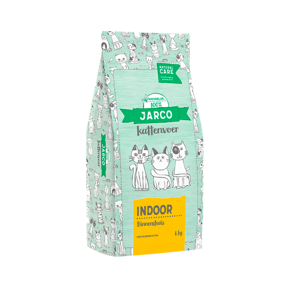 Jarco Natural Cat Vers Vlees Indoor Kattenvoer Kip 6 kg