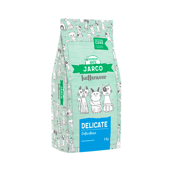 Jarco Natural Cat Delicate - Kattenvoer - Kip Kalkoen 6 kg Care